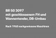 BR 50 3097 mit geschlossenem FH und Wannentender, DB -Umbau · Dampflokomotive 50 3097 Allgemeine Daten OrEIStein & Koppel o r 503097 He I 1943 14223 053 0-97-2 50 3097 15.03.1976
