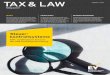 Tax & Law Magazine Ausgabe 4 2018, Steuerkontrollsystem ... · Ein solches hat aber darüber hinaus und unab hängig von der Durchführung der begleitenden Kontrolle eine eigenständige