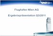 Fl h fFlughafen Wi AGWien AG Ergebnispräsentation …...Sondereffekte • Skylink: bei den untersuchten Fällen wurden Schäden in Höhe von rund € 57 Mio. festgestellt – davon