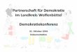 Partnerschaft für Demokratie im Landkreis Wolfenbüttel … · 2017-03-03 · PARTNERSCHAFT FÜR DEMOKRATIE IM LANDKREIS WOLFENBÜTTEL Begleitausschuss 2017 M. Mustafa User Sabine