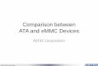 Comparison between ATA and eMMC Devices...しかし、ATA規格のように専用CMDではなく、Registerの一部を割り当てられている。10 ~ MMC規格の該当部~ MMC規格のExtended