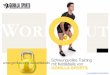 Schwungvolles Training mit Kettlebells von GORILLA SPORTS · 2018-08-24 · 01 02 03 - Überschulterbreiter Stand - Kettlebell auf Brusthöhe seitlich greifen - Langsam die Knie beugen