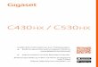 C430 HX / C530 HXgse.gigaset.com/fileadmin/legacy-assets/CustomerCare/... · 2017-10-13 · Warnungen, deren Nichtbeachtung zu Verle tzungen von Personen oder Schäden an Geräten