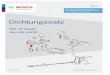 Dichtungssatz - Bosch Classic · Les jeux de pièces comprennent les joints d'étanchéité qui peuvent être remplacés sans un nouveau calibrage de la pompe/du régulateur. La livraison