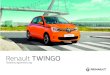 Renault TWINGO · Renault TWINGO Bedienungsanleitung. Castrol, Exklusivpartner von Renault Profitieren Sie von den neuesten Technologien aus dem Rennsport und garantieren Sie dank