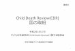Child Death Review(CDR) 国の取組 · 2020-03-10 · cdr関係機関連絡調整会議：医療機関、行政機関、警察等と子どもの死亡に関する調査依頼や、これに対する報告などの連携