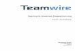 Teamwire Desktop Registrierung · 2018-11-02 · Teamwire Desktop Registrierung 4 / 15 1.4Erweiterte Konﬁguration Falls Sie hier eine Änderung vornehmen müssen, erhalten Sie die