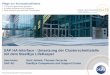 SAP HA-Interface - Umsetzung der Clusterschnittstelle mit ... · MaxDB, Oracle, IBM DB2,Sybase ASE 1768213 24 Sep. 2015 SIOS Technology Corp. SteelEye Protection Suite for Linux 8
