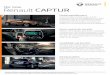 Der neue Renault CAPTUR - ertl-gruppe.de · Renault CAPTUR Beleuchtete Einstiegsleisten Stilvoller Schutz für den Einstiegsbereich Ihres Fahrzeugs. In Edelstahl- und Aluminium-Ausfüh-rung