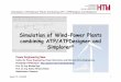 Simulation of Wind -Power Plants combining ATP ...€¦ · Simulation of Windpower Plants Combining ATP / ATPDesigner and Simplorer 3 3 Hochschule für Technik und Wirtschaft des