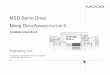 MSD Servo Drive - Moog Inc. · 2018-03-12 · der Servoregler-Familie MSD Servo Drive. Technische Änderungen vorbehalten. Die Inhalte unserer Dokumentation wurden mit größter Sorgfalt