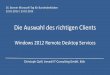 16. Bonner Microsoft-Tag für Bundesbehörden 22.01.2013 / 23.01download.microsoft.com/download/4/F/5/4F5136AC-2A2... · Christoph Quill, trevedi IT-Consulting GmbH, Köln ... Features
