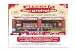 PDF-Datei - Pizza Bargteheide · Pizza Alle Pizzen mit Tomatensauce und Oregano. Auf wunsch auch scharf Oder mit Knot geschnitten Blech 19,50 20,50 25,50 29,50 27,50 19,50 20,50