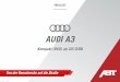 AUDI A3 - ABT Sportsline€¦ · Beschreibung Bestell-Nr. Preis in Euro € € zzgl. MwSt. € inkl. MwSt. ABT Power 2,0 TDI 135 kW (184 PS), 380 Nm auf ca. 154 kW (210 PS), 420