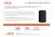LTE Plus - das kleine Schwarze für alle, die unterwegs ... · PDF file XSStick®LTE Plus - das kleine Schwarze für alle, LTE Download 150 Mbit/s LTE Upload 50 Mbit/s Keine Installations-CD
