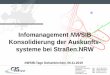 Infomanagement NWSIB Konsolidierung der Auskunfts- systeme ... · PDF file inzwischen auf einem Osiris-ExtJS-Client, einer offenen Datenhaltung und dem OpenSource-GIS Geoserver. •