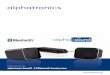 alphatronics Sound2 - 2.0 Bluetooth Soundsystem€¦ · Wenn das Gerät zusätzlich AVRCP (Audio Video Remote Control Profile) unterstützt, können Sie die Fern - bedienung Ihres