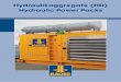 Hydraulikaggregate (HD) Hydraulic Power Packs BAUER HD hydraulic power packs represent an optimal power