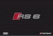 Katalog RS6 Avant | RS6 Avant performance - Audi€¦ · 8 Audi RS6 Avant Mehr Gefühl.. Geben Sie sich ruhig Ihrer Begeisterung hin – der Audi RS 6 Avant hat es verdient. Klare,