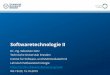 Softwaretechnologie II (Software Engineering II)st.inf.tu-dresden.de/files/teaching/ws19/swt2/slides/01... · 2019-10-15 · Softwaretechnologie 2 - Introduction Folie 4 Main Goals