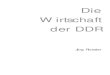 Wirtschaft der DDR - db-thueringen.de€¦ · Westpaket, Berlin 2000; “...ohne Energie geht gar nichts!” Die ostdeutsche Energiewirtschaft von den Kombinaten zur VEAG (1980-2001),