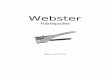 Webster - BAQ Shop · Messung entspricht der Norm ASTM B647. Websterzangen werden in verschiedenen Ausführungen hergestellt, die funktional identisch sind, sich aber in der Form