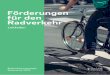 Förderungen für den Radverkehr - Steiermark · 6 Einzelmaßnahme Bereits durch kleinräumige, punktuelle Maßnahmen zur Verbesserung der Infrastruktur (z.B. Markierungen, Anrampungen