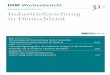 Wochenbericht 31 2015 - DIW · 2020-05-08 · 2015 Industrieforschung in Deutschland Bericht von Alexander Eickelpasch Forschung und Entwicklung in der Industrie: ... Frascati Manual