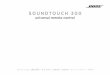 SOUNDTOUCH 300 - Bose€¦ · อุปกรณ์รีโมทสากล ... เลือก SoundTouch 300 soundbar ของคุณจากรายการอุปกรณ์