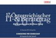 CONSULTING THE CONSULTANT - WKO.at · 17. Österreichischer IT-& Beratertag | CONSULTING THE CONSULTANT #glaubandich STAGE - ZEREMONIENSAAL Moderation: Alexandra WACHTER 9:00 DOORS