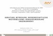 BERATUNG, BETREUUNG, WISSENSCHAFTLICHE …€¦ · Gierke, W. (2013): Wege an die Hochschule für beruflich Qualifizierte – geschichtliche Aspekte der Entwicklung unter besonderer