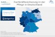 Fachkr£¤ftesicherung in der Pflege in Arbeitsmarkt in der Pflege in Deutschland (Arbeitslose und gemeldete