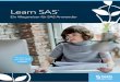 Learn SAS - Analytics, Artificial Intelligence and Data ... · PDF file Sammeln und verwalten Sie Ihre Datenbestände mit dem SAS Data Integration Studio. sas.de/education/did SAS