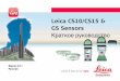 Leica CS10/CS15 & GS Sensors - ГЕОДЕВАЙС …Для устройств, которые не попадают под R&TTE директиву: Leica Geosystems AG, заявляет,