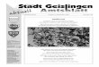 Apfelernte - Geislingen · 2018-10-10 · 2 Amtsblatt der Stadt Geislingen 3. September 2010, Nummer 35 Frühschoppenkonzert der Jugendkapelle Binsdorf Sonntag, 05. September, ab