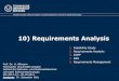 10) Requirements Analysis - TU Dresdenst.inf.tu-dresden.de/.../ws14/st2/10-st2-requirements-analysis.pdf · 10) Requirements Analysis Prof. Dr. U. Aßmann Technische Universität