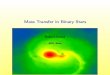 Mass Transfer in Binary Starsrgi/doc/talks/Lund-2010.pdf · 1. Why do we care about Binary Stars? 2. Single vs Binary Evolution 3. RLOF vs Wind Accretion 4. e.g. Wind mass transfer: