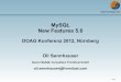 MySQL New Features 5 7 / 20 NF 5.6 / InnoDB Performance Page Cleaner Thread (vorher im Master Thread)