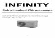 Infinity 06 / 08 / 10 / 12 / 15 · Infinity - 81 - Bevor Sie Wartungs-, Reparatur- oder Korrekturarbei ten durchführen, ziehen Sie stets den Netzstecker des Gerätes heraus und wenden