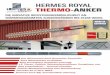 HERMES ROYAL THERMO-ANKER · Aufnahme in Edelstahl für Beschläge und Befestigungselemente mit metrischem Gewinde Der HERMES ROYAL THERMO-ANKER ist in 2 Varianten (Schwerlast & Leichtlast)