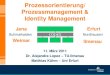 Prozessorientierung/ Prozessmanagement & Identity Management · Prozessorientierung/ Prozessmanagement & Identity Management 11. März 2011 Dr. Alejandra Lopez – TU-Ilmenau Matthias