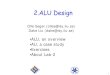 2.ALU Design · 2.ALU Design. Olle Seger (olles@isy.liu.se) Dake Liu (dake@isy.liu.se) •ALU, an overview •AU, a case study •Exercises •About Lab-2 1