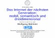 27.01.2011, Köln Das Internet der nächsten Generation ... · Geschäftsmodelle im Internet-basierten Dienstleistungssektor. ... Technologien sowie durch die Kombination des Internet