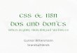 CSS & i18n dos and don’ts when styling multilingual websites · CSS & i18n dos and don’ts when styling multilingual websites Gunnar Bittersmann brands4friends