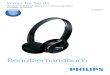 Benutzerhandbuch - Philips€¦ · Profile (A2DP). Für kabellose Musiksteuerung: • Bluetooth Audio Video Remote Control Profile (AVRCP). Kompatibilität Ihr Headset ist kompatibel