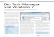 CMPUTER Task-Manager Der Task-Manager von Windows 7 · Der Task-Manager von Windows 7 Der Task-Manager kann mehr als nur Programme abschießen: Er hilft beim Konfigurieren der Windows-Dienste