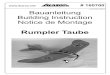 Rumpler Taube - ikarus.net - Models/SlowFly… · # 160700 Bauanleitung Building Instruction Notice de Montage Rumpler Taube 160700-0203