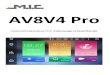 AV8V4Pro - M.I.C. GmbH - naviceivers Webseite!mic-deutschland.de/mic-autoradio/Download/AV8V4_Pro_Handbuch.… · -6-ZubehörAV8V4Pro: Parameter Betriebsspannung:9V-16VDC MaximalerBetriebsstrom: