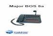 Major BOS 8a - FunkTronic · 1 - 8 -> S/E ( Funkkreis 1 - 8, Funkgerät, ELA, etc. ) Siehe auch Abschnitt Steckerbelegung - 4 - mbos8a (05.09.2018) Kompetent für Elektroniksysteme