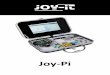 Joy Pi - asset.conrad.com€¦ · Auf der Joy-Pi-Platine befinden sich zwei Schaltereinheiten mit je 8 Schaltern. Die Schalter ermöglichen es, zwischen verschiedenen Sensoren und